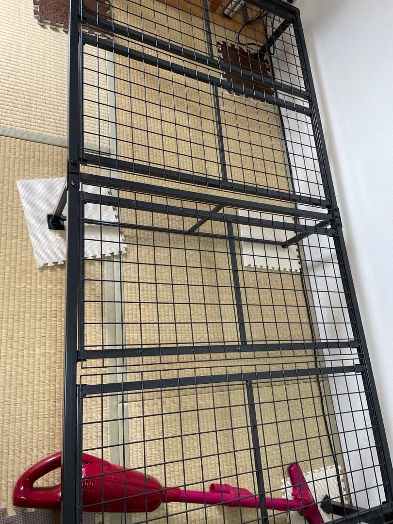 中古⭐︎シングルベッドフレーム スチール メッシュ