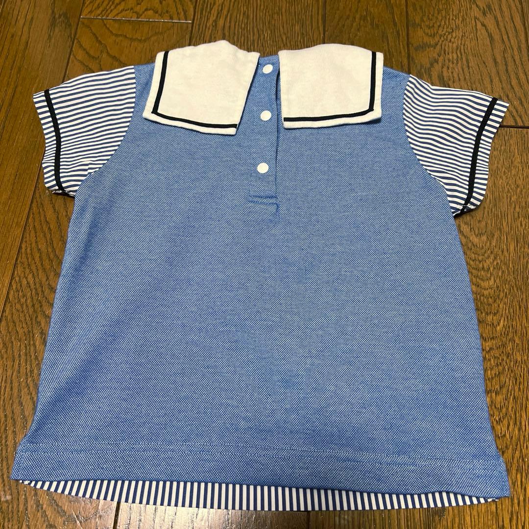 超美品　ファミリア　2024 シャツ　セーラー　90 男の子　女の子