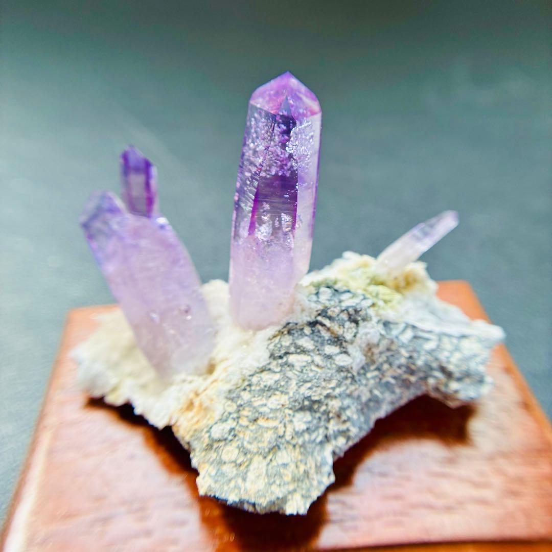 メキシコ産 ベラクルスアメシスト クルーズ水晶 ラベンダーピンク 水晶 原石