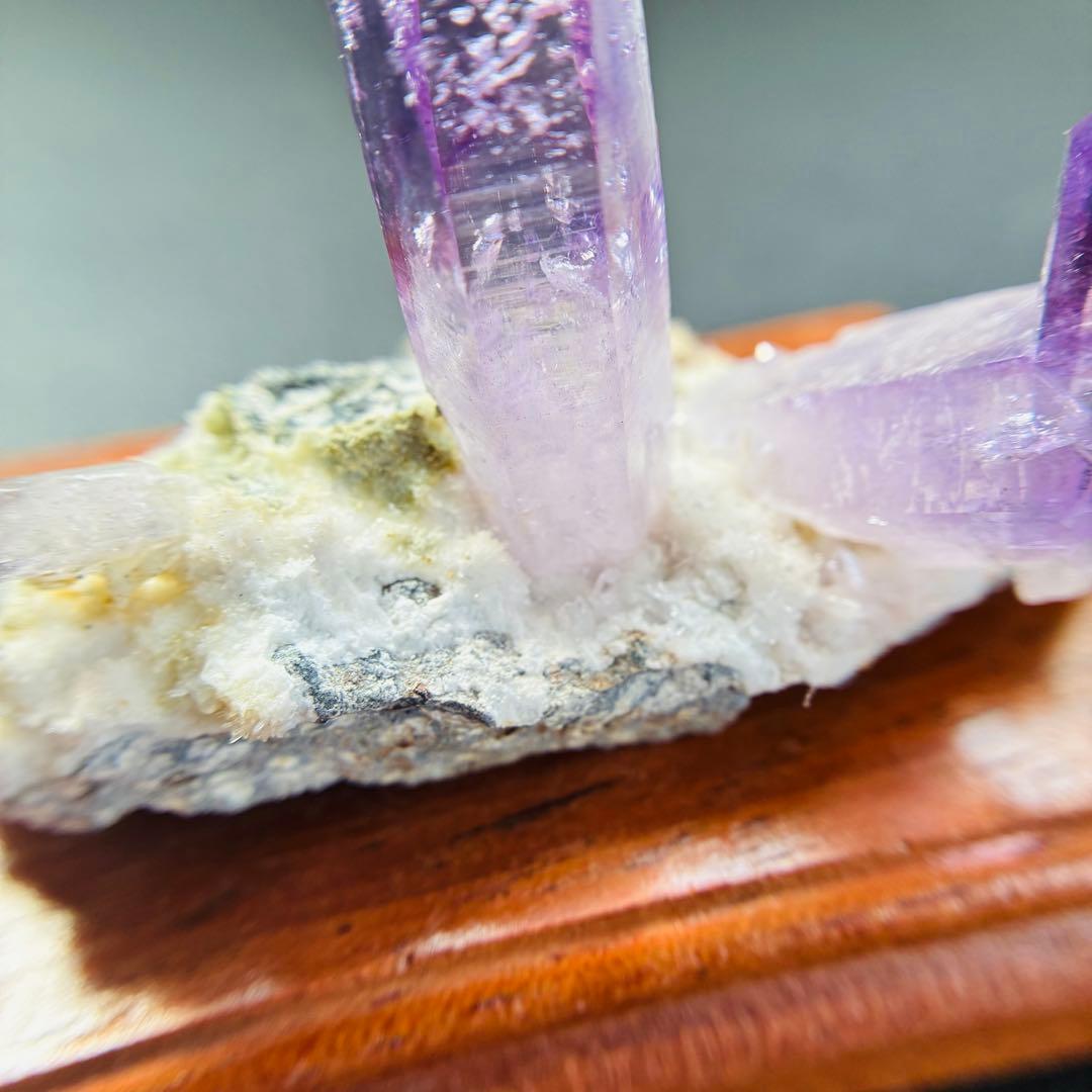 メキシコ産 ベラクルスアメシスト クルーズ水晶 ラベンダーピンク 水晶 原石