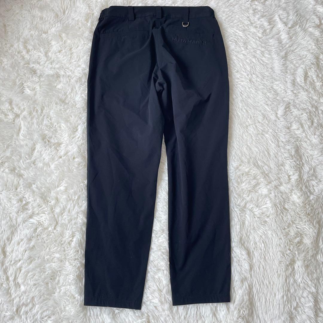 muta MARINE ムータ Dot Air ロングパンツ　黒　サイズ5 ロゴ