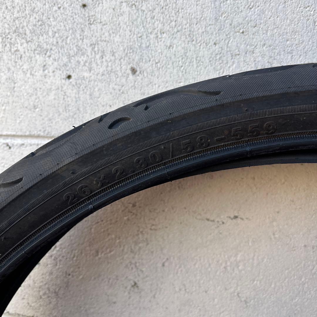 26×2.30◼︎ファイヤーパターン 自転車 タイヤ ビーチクルーザー MTB
