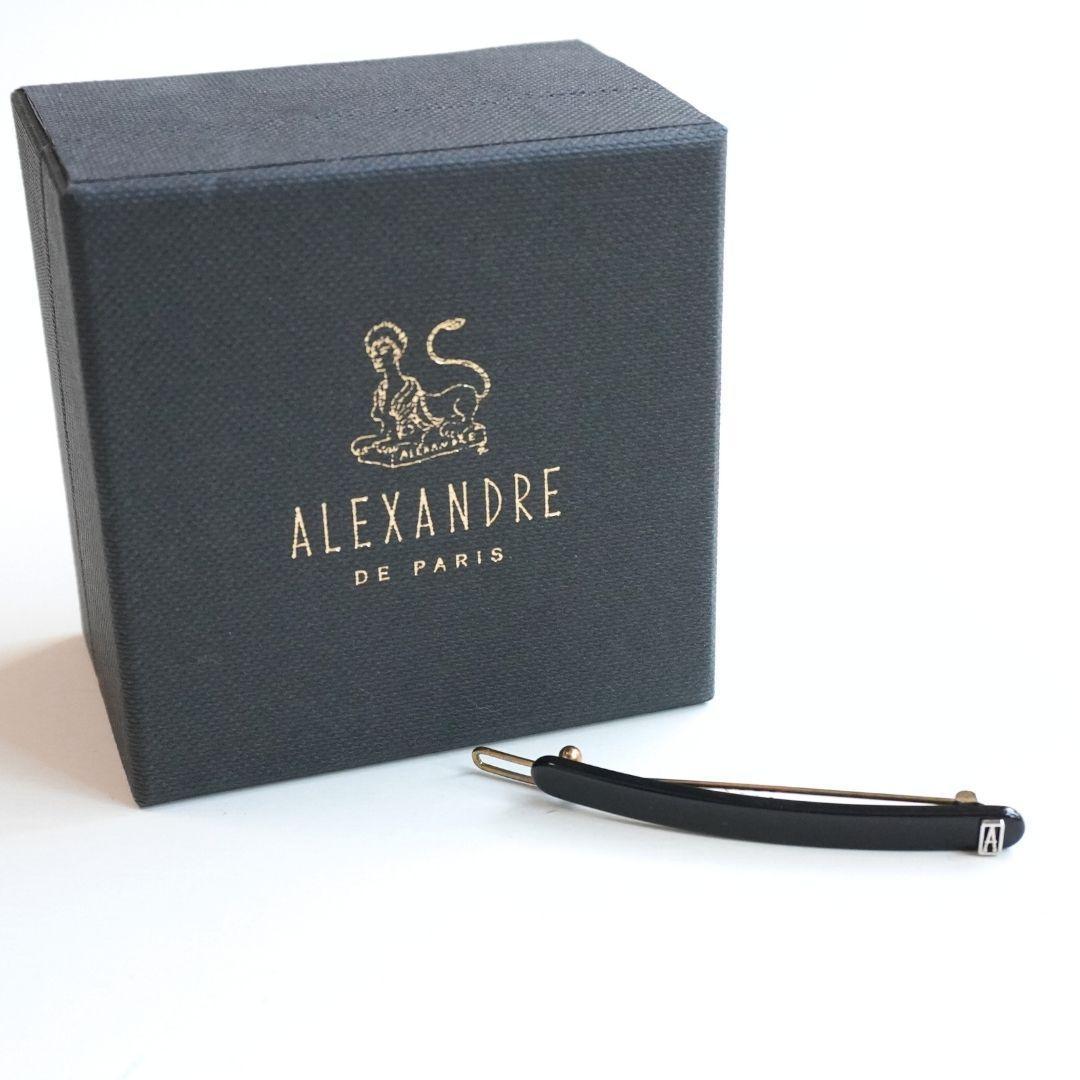 ALEXANDRE DE PARIS バレッタ ブラック