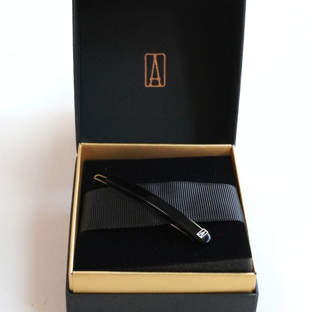 ALEXANDRE DE PARIS バレッタ ブラック