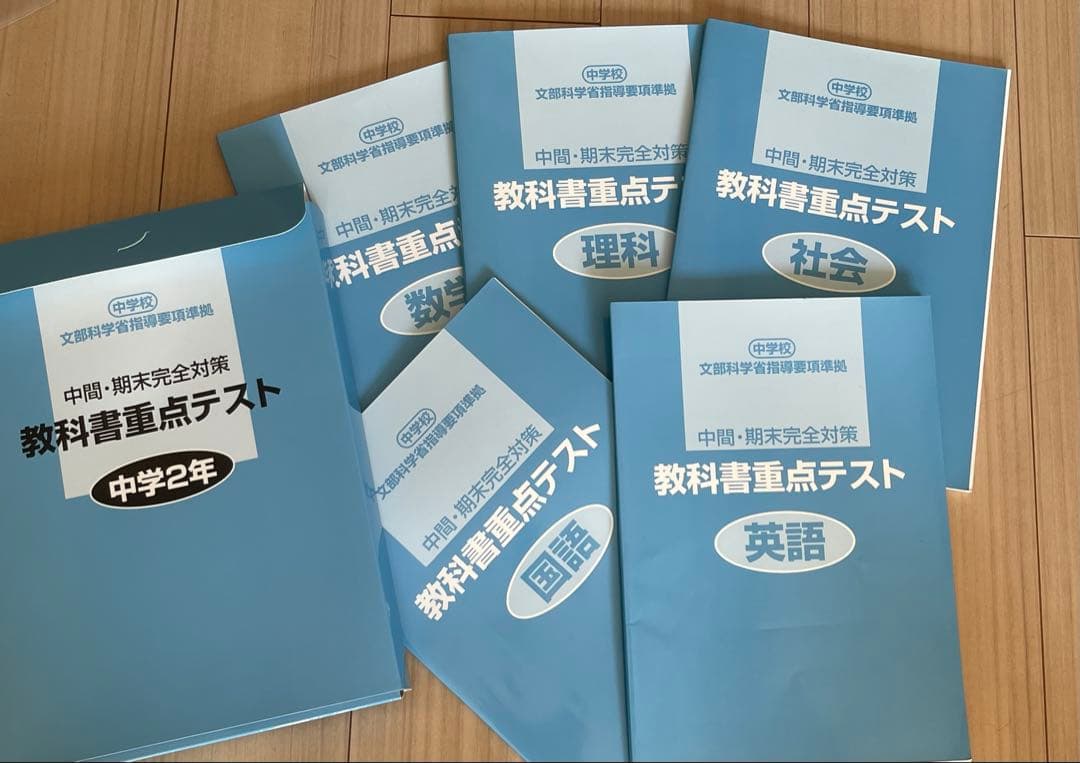 文部科学省指導要領準拠 学習指導書 中学校 問題編要点編 10冊　学習マニュアル