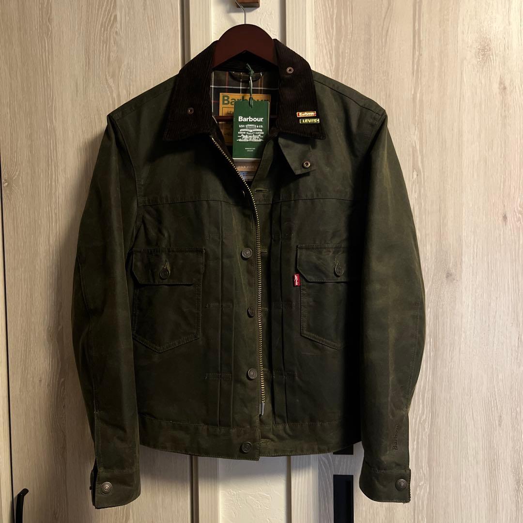 【Barbour × Levi's】Type2 トラッカー ワックス ジャケット