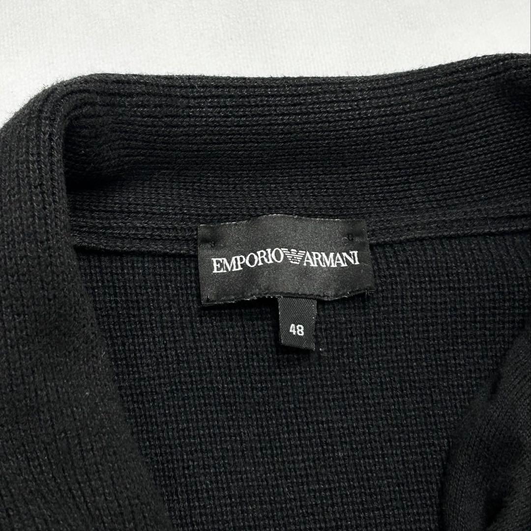 ジャケット・アウター EMPORIO ARMANI - off center zip knit jk