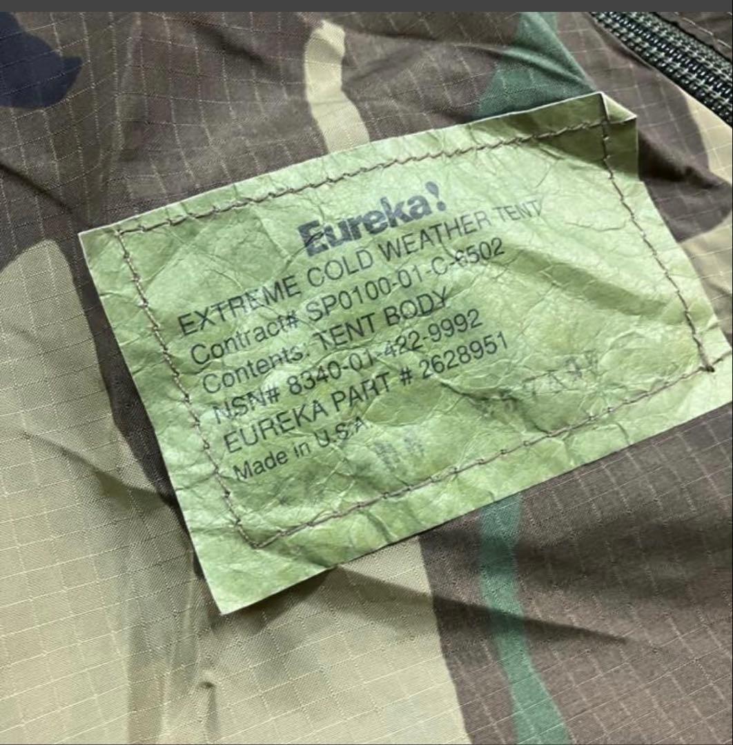 Eureka！ECWT本体のみ ヨーレイカ 米軍 テント 軍幕　USA