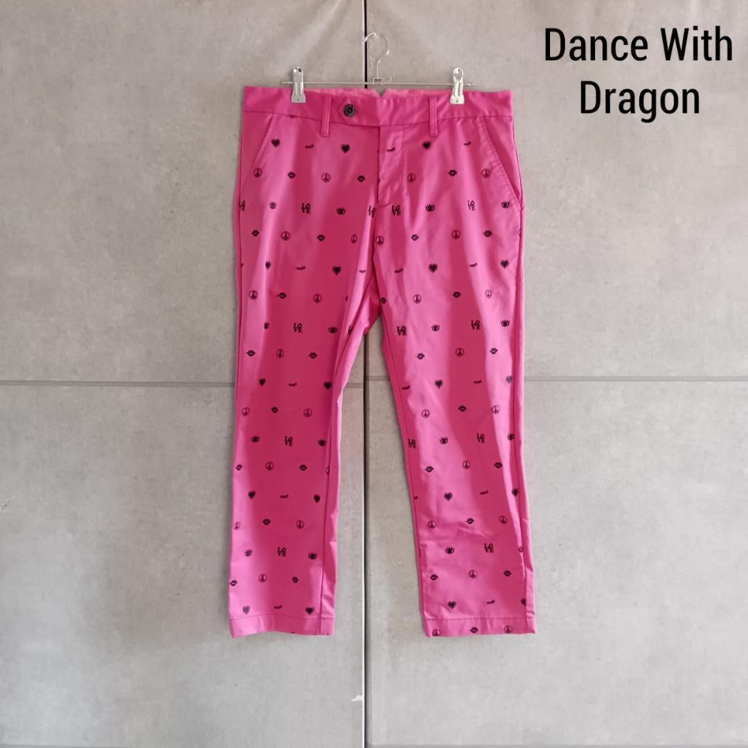 Dance With Dragon 刺繍　総柄 スラックスパンツ X4211