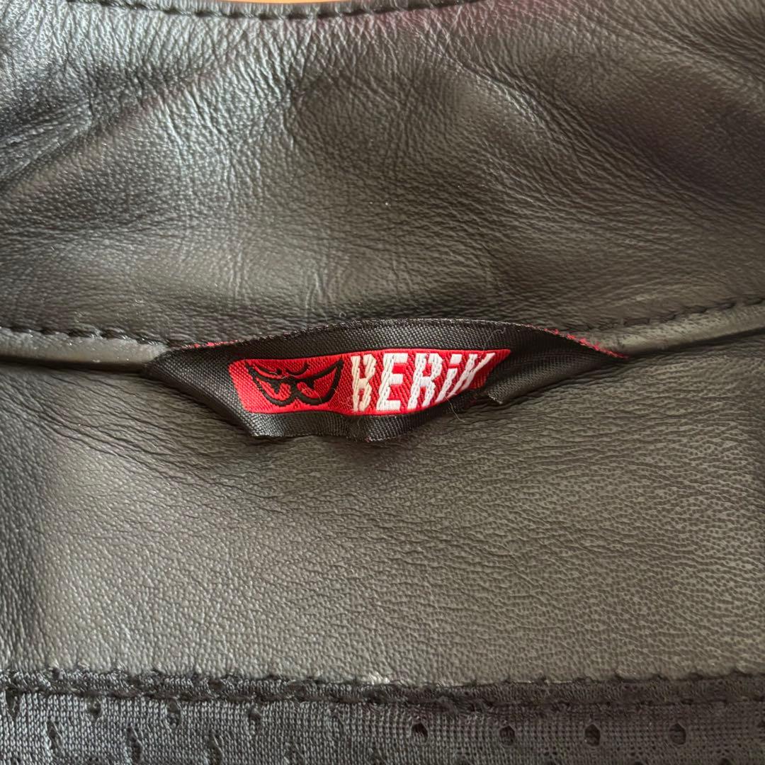 BERIK ベリック レザー ライダースジャケット レーシングジャケット L