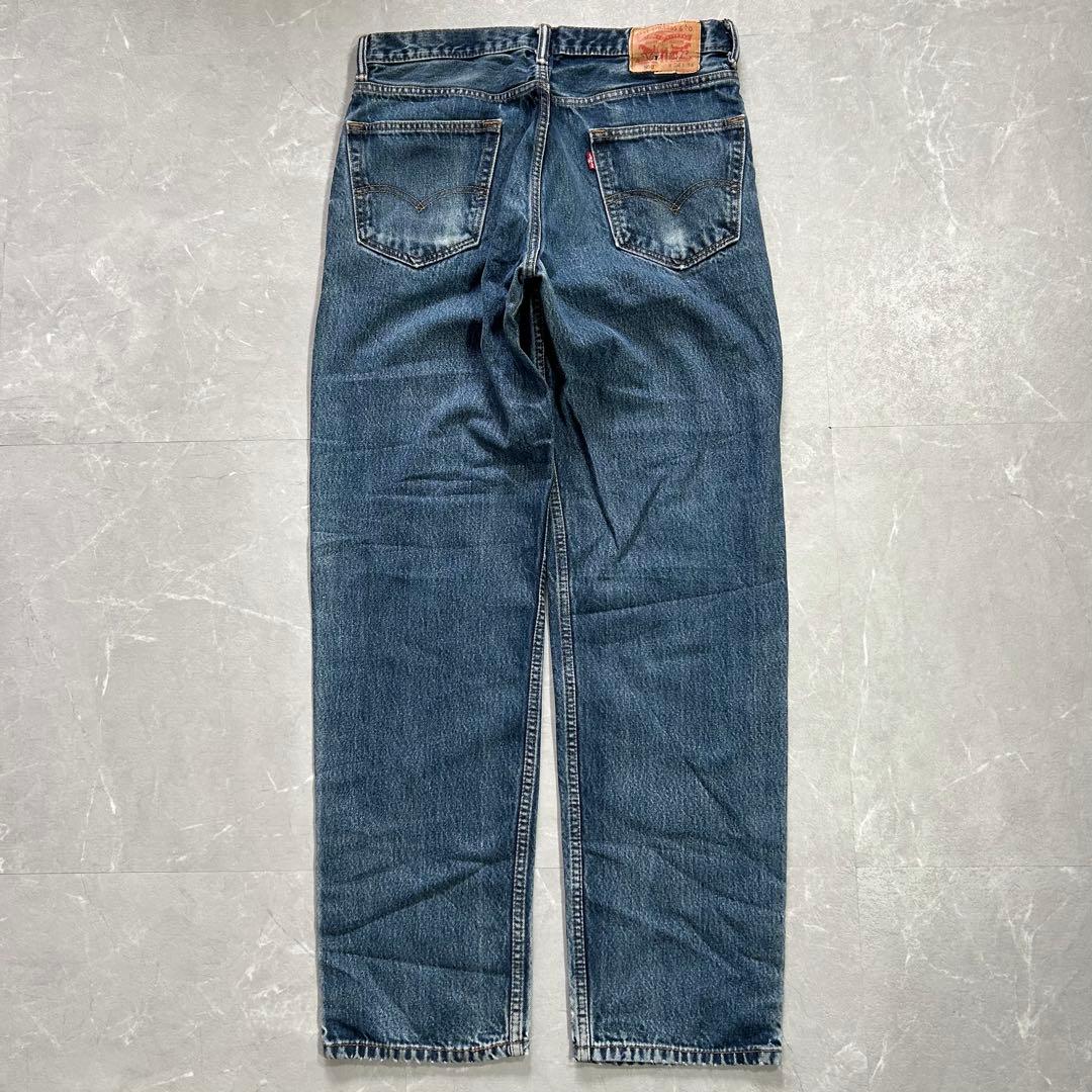 00s Levi's 550 ワイド セルビッチデニム W34 USA 501