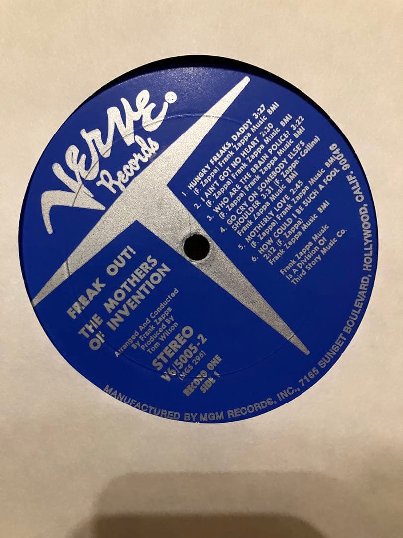 USオリジThe Mothers of Invention Freak Out!