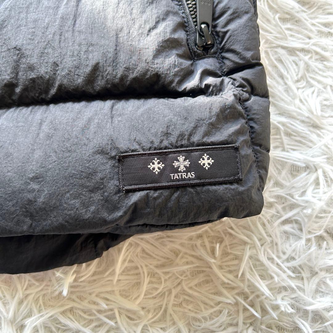 【美品】TATRAS タトラス　ダウンベスト　CURONE クローネ　黒　1