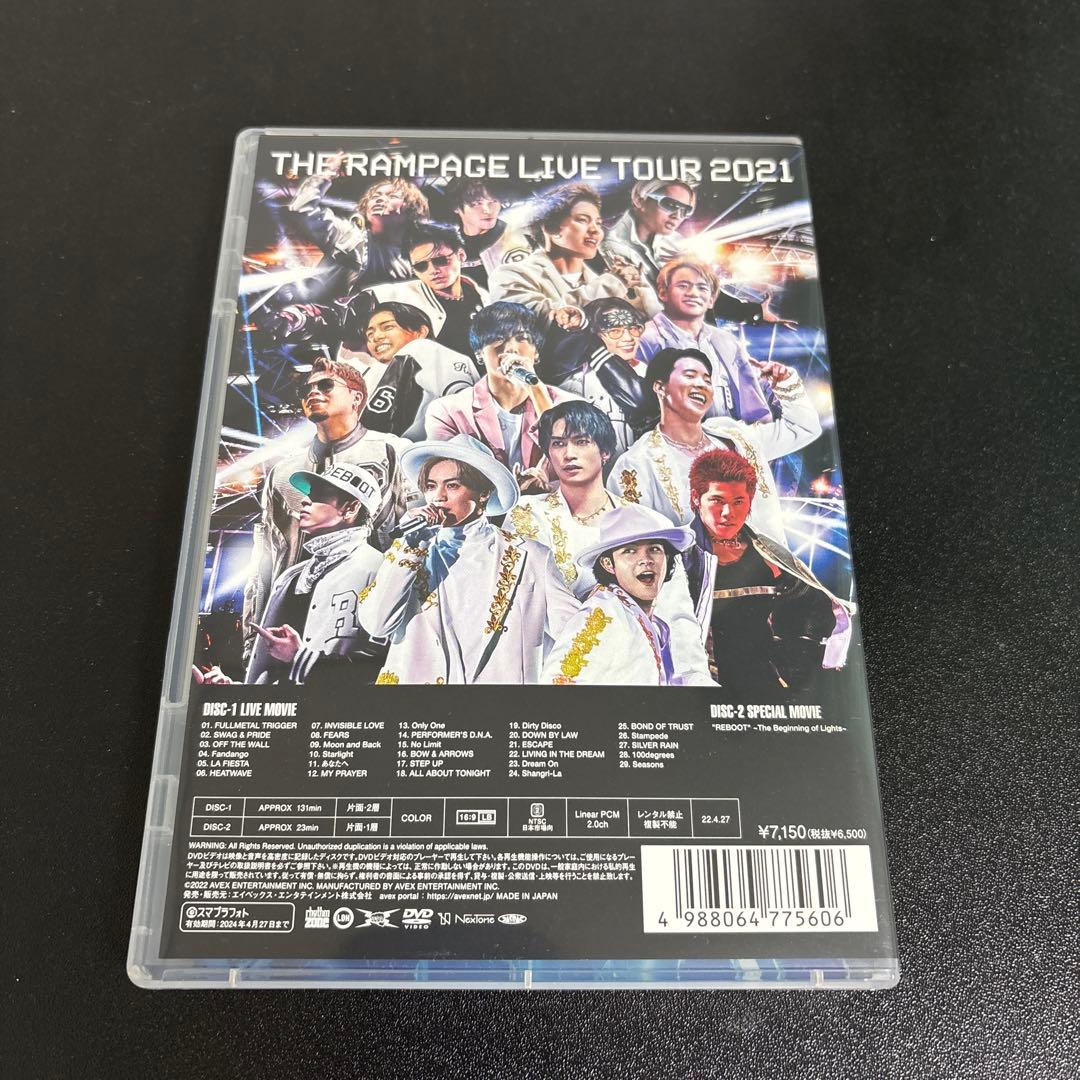 K-POP・アジア THE RAMPAGE LIVE TOUR 2021 REBOOT