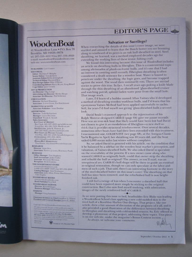 Wooden Boat 全17冊 木造艇 アメリカ雑誌