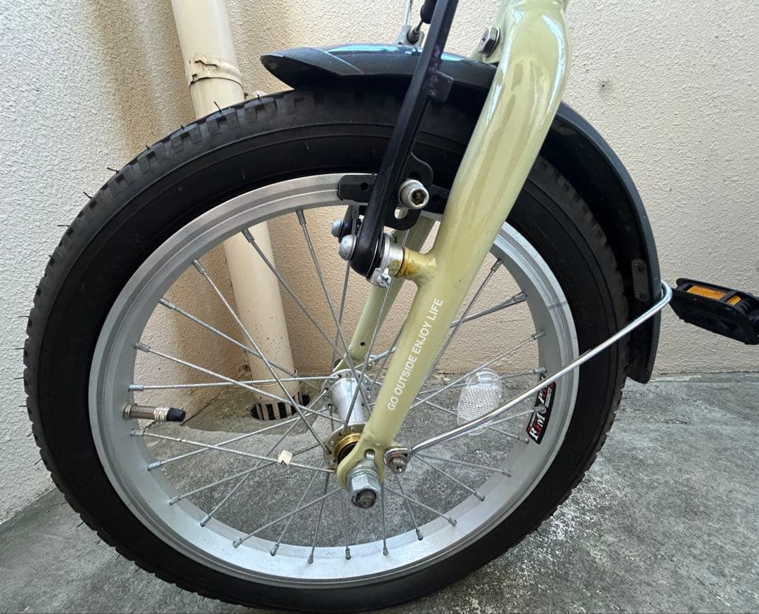 【送料込】中古CAPTAIN STAG 折りたたみ自転車