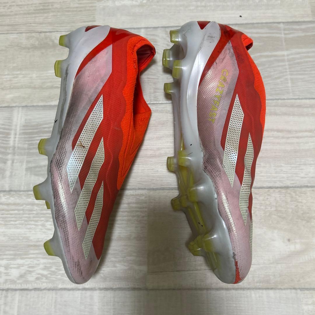 アディダス クレイジーファスト レースレス 紐なしスパイク 25.5 FG