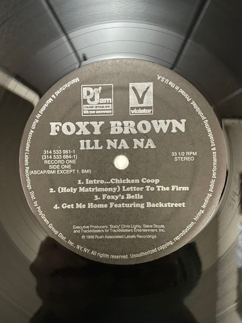 【美品】FOXY BROWN / ILL NA NA 2LPアルバムレコード