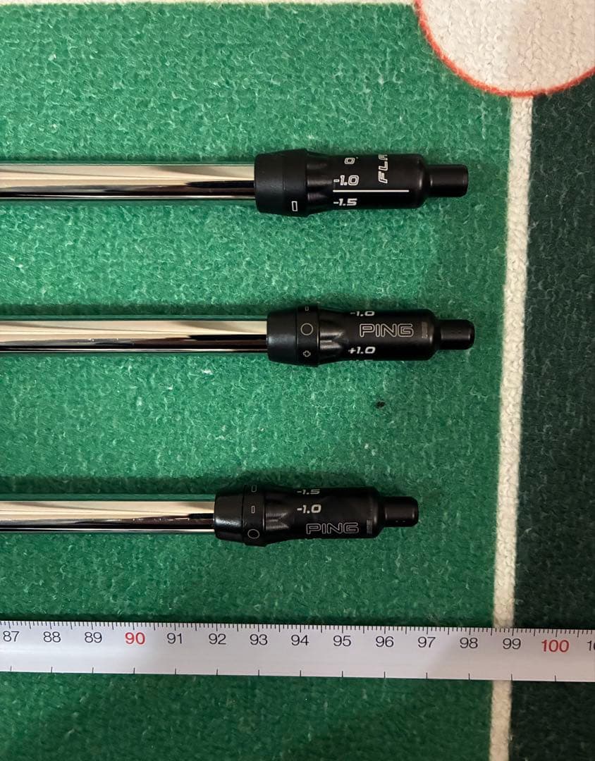 PING ユーティリティ ハイブリッド用 スチールシャフト3本セット