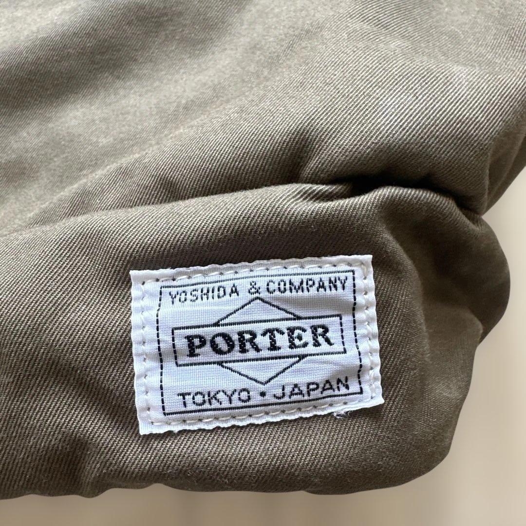 吉田カバンPORTER オリーブグリーン カーキ　トートバッグ　ショルダーバッグ