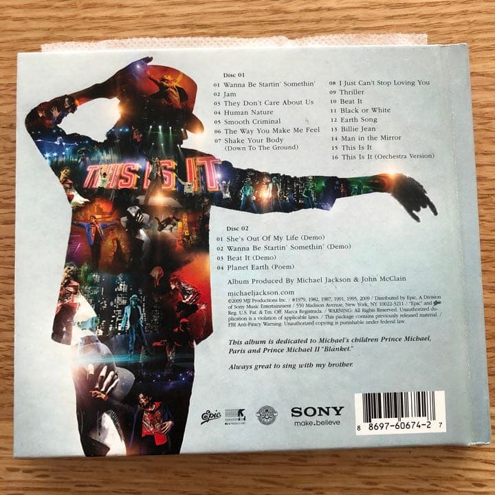 THIS IT IT DVD CD 日経エンタテイメント マイケルジャクソン