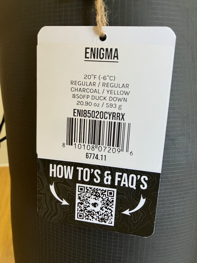 ENLIGHTENED EQUIPMENT ENIGMA 850 20°F