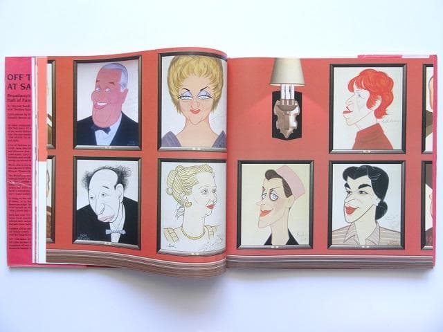 洋書◆サーディーズの似顔絵 画集 作品写真集 本 ニューヨーク レストラン