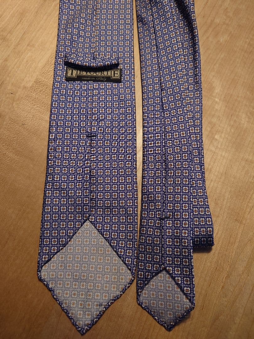 TIE YOUR TIE タイユアタイシルクネクタイ 青系