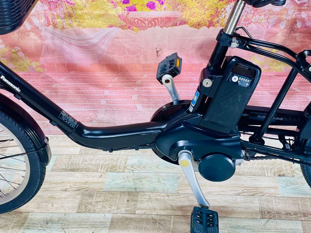 K2309 電動自転車パナソニック子供乗せ 20インチ ブラック 8Ah
