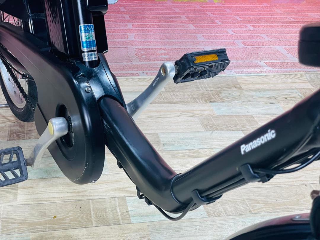 K2309 電動自転車パナソニック子供乗せ 20インチ ブラック 8Ah