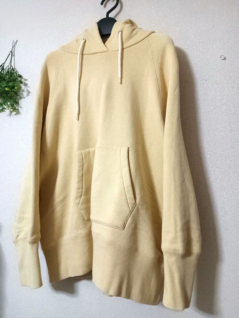 ご予約＊kagure スウェットフーデットプルオーバー パーカー BUTTER