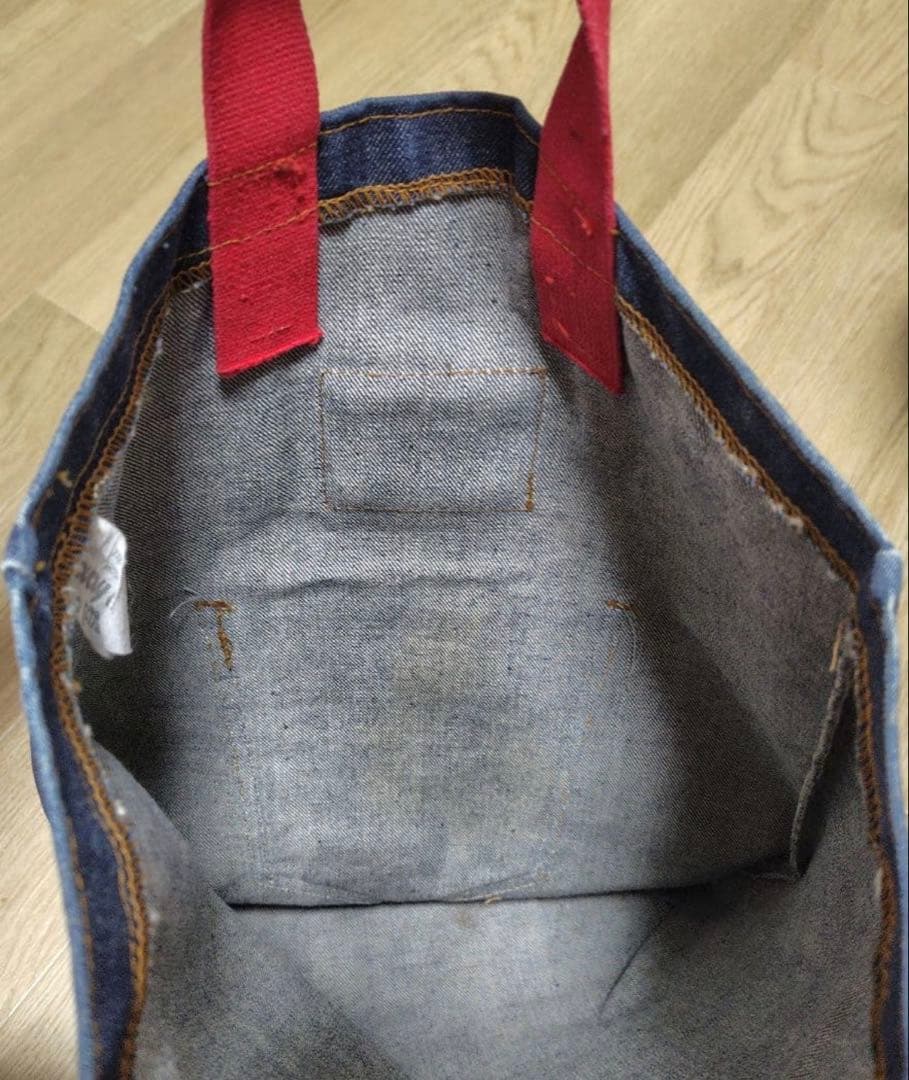 70s vintage Levi's デニムトートバッグ ビッグE