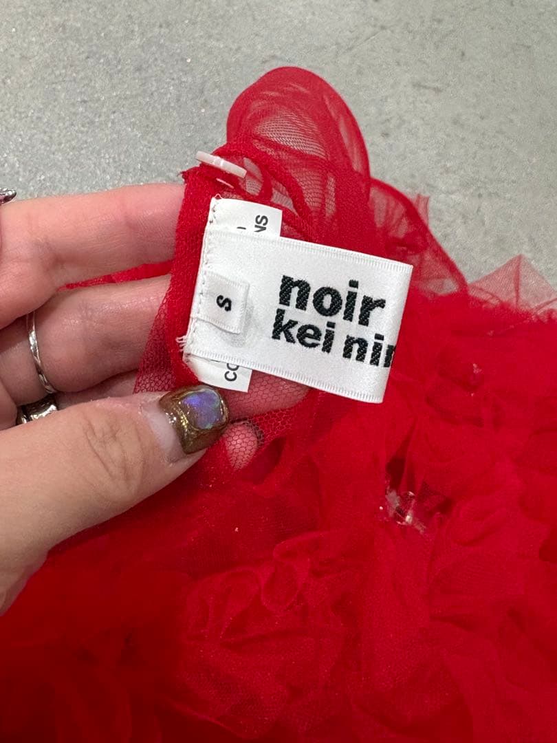 noir kei ninomiya 25ss チュールベスト