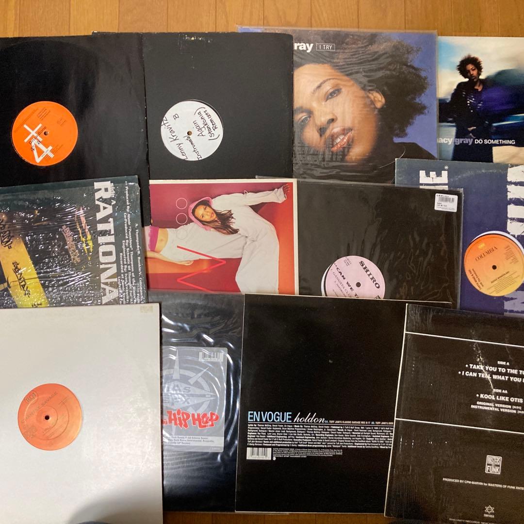 最終値下レコードbox付き•激レア多数‼️ hiphop r&b レコード約62枚