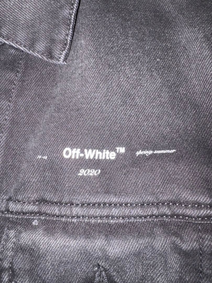 の*の様 OFF-WHITE オフホワイト　デニムジャケット　sサイズ