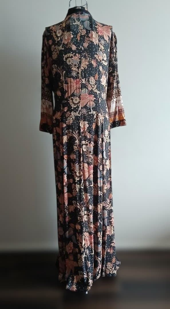 Desigual 花柄 ロングワンピース 42