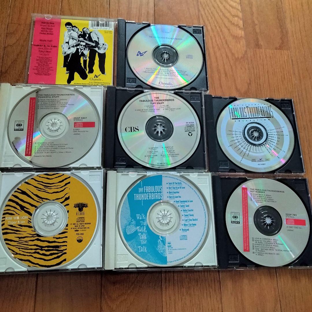 THE FABULOUS THUNDERBIRDS . CDアルバム 7枚
