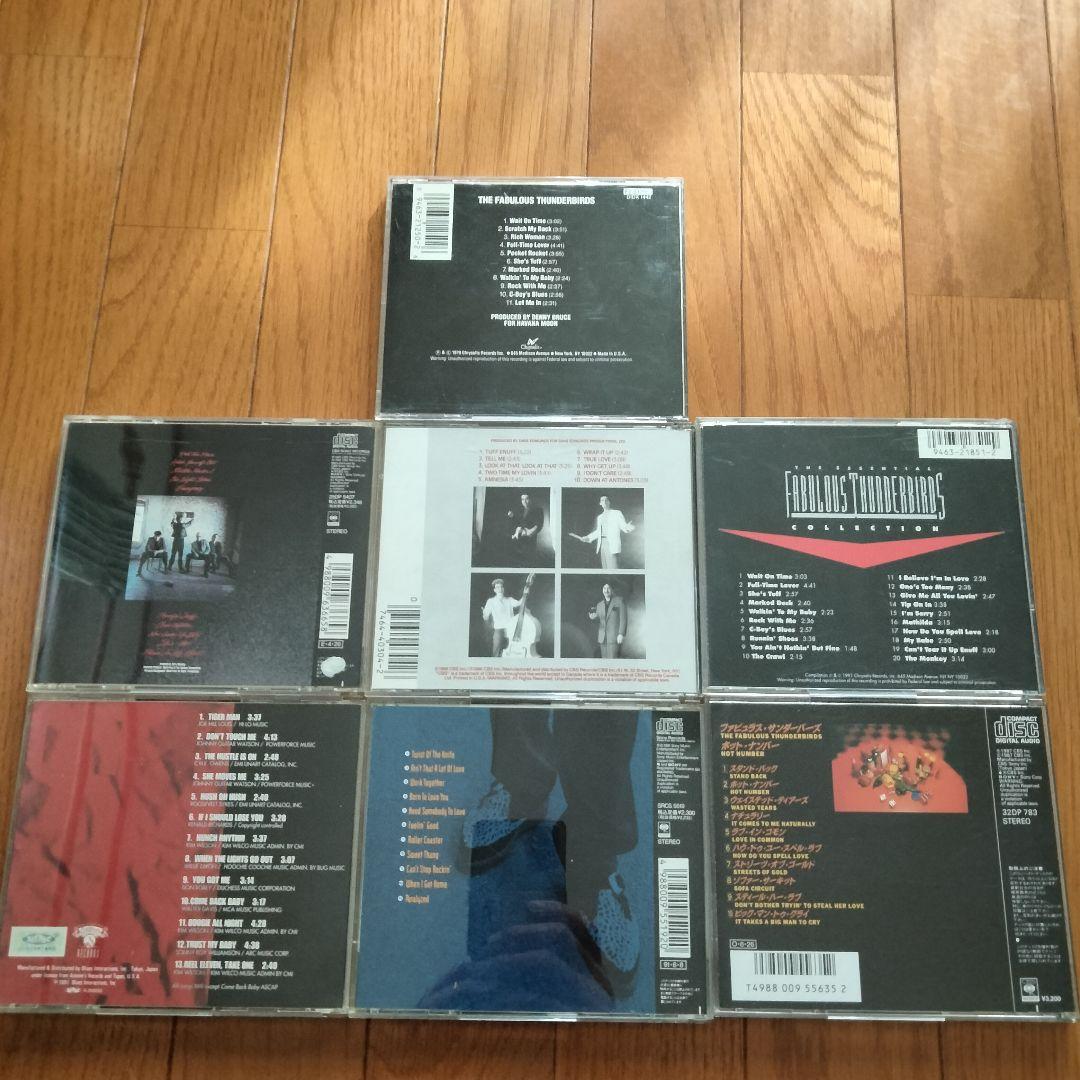 THE FABULOUS THUNDERBIRDS . CDアルバム 7枚