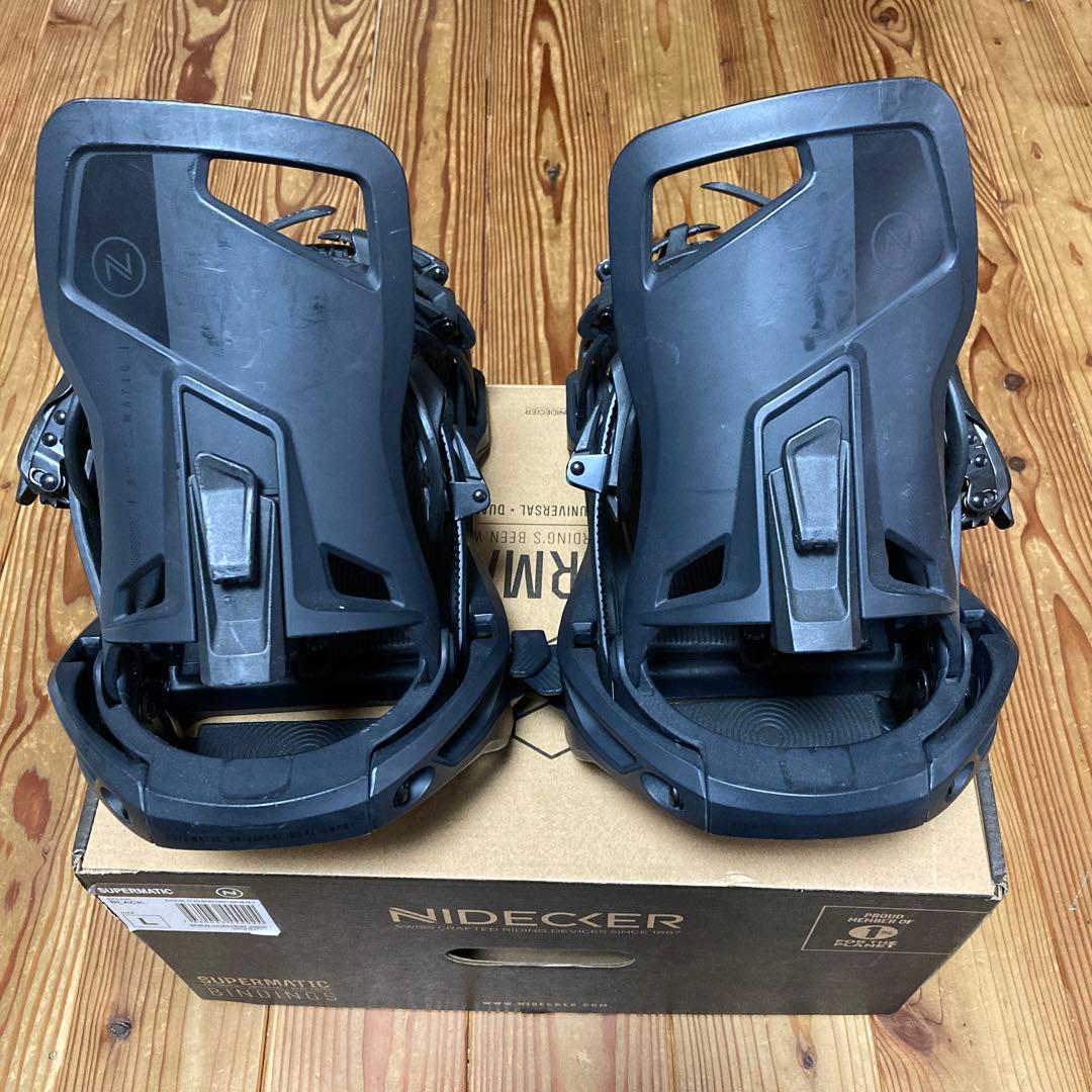 Nidecker Supermatic ビンディング Lサイズ ブラック