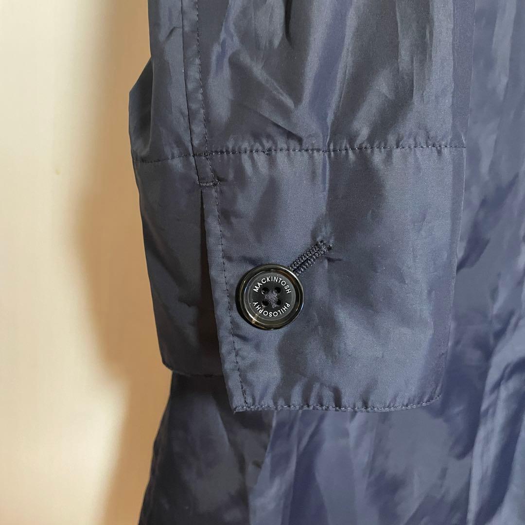 極美品　MACKINTOSH PHILOSOPHYネイビー レインコート　L