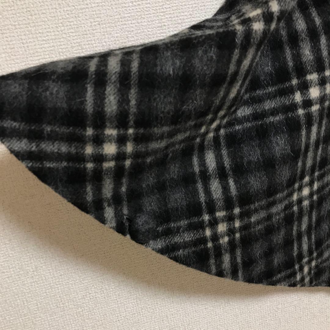 77　布四季庵ヨネオリ　和装　アンゴラ混　ケープ　ポンチョ