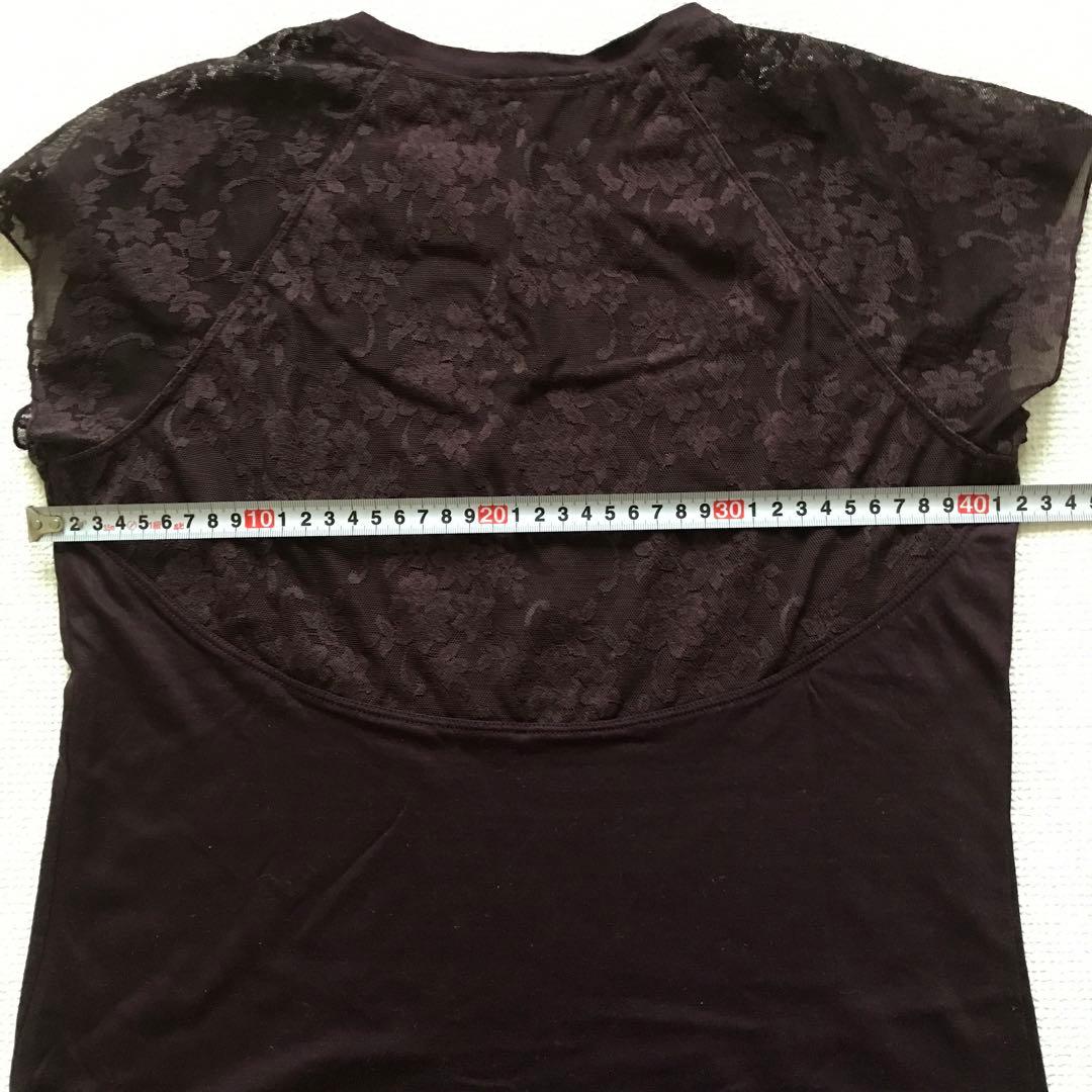 チャコットバランス　レースコンビTシャツ
