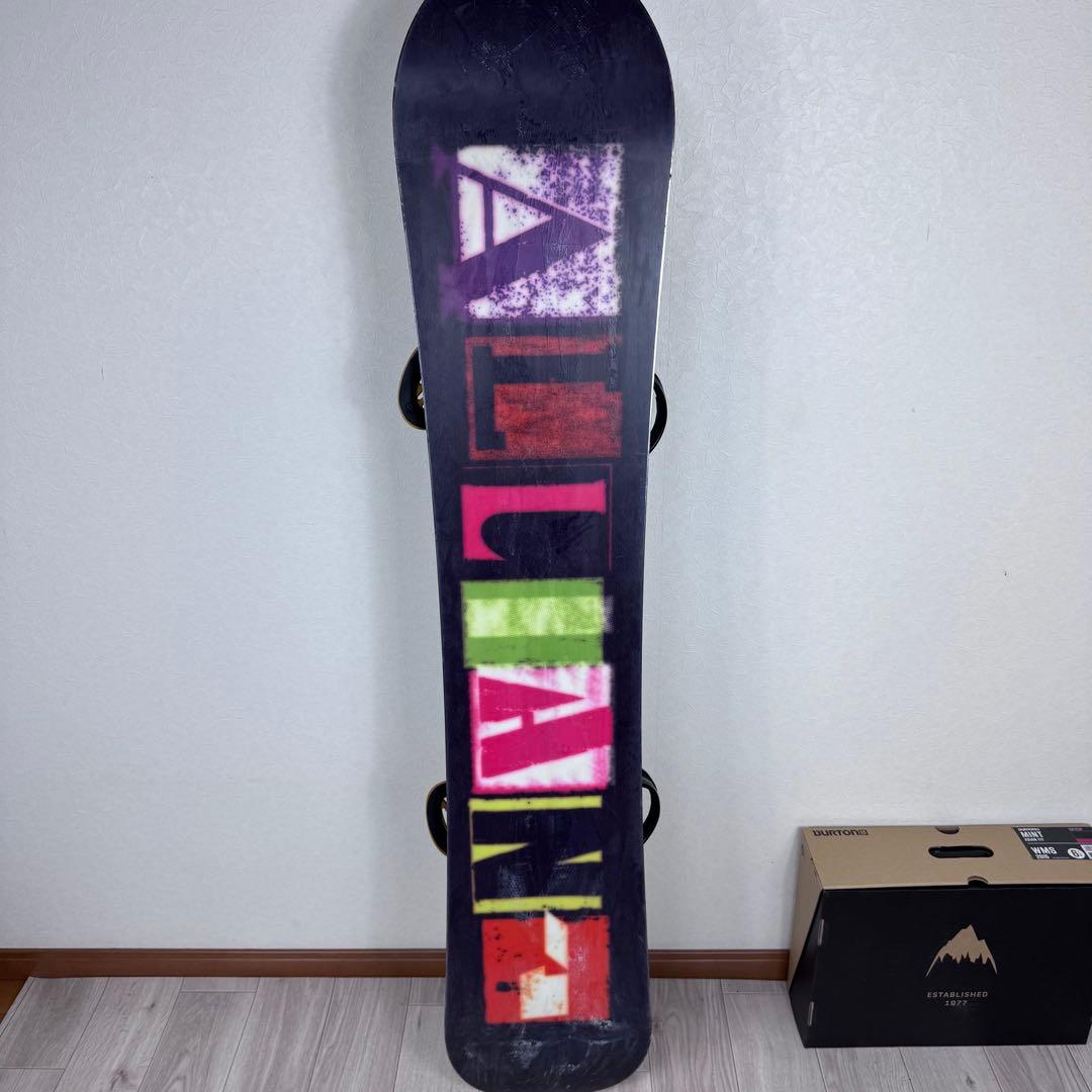 ALLIAN DAMAGE 153cm FLUX GS スノーボードセット