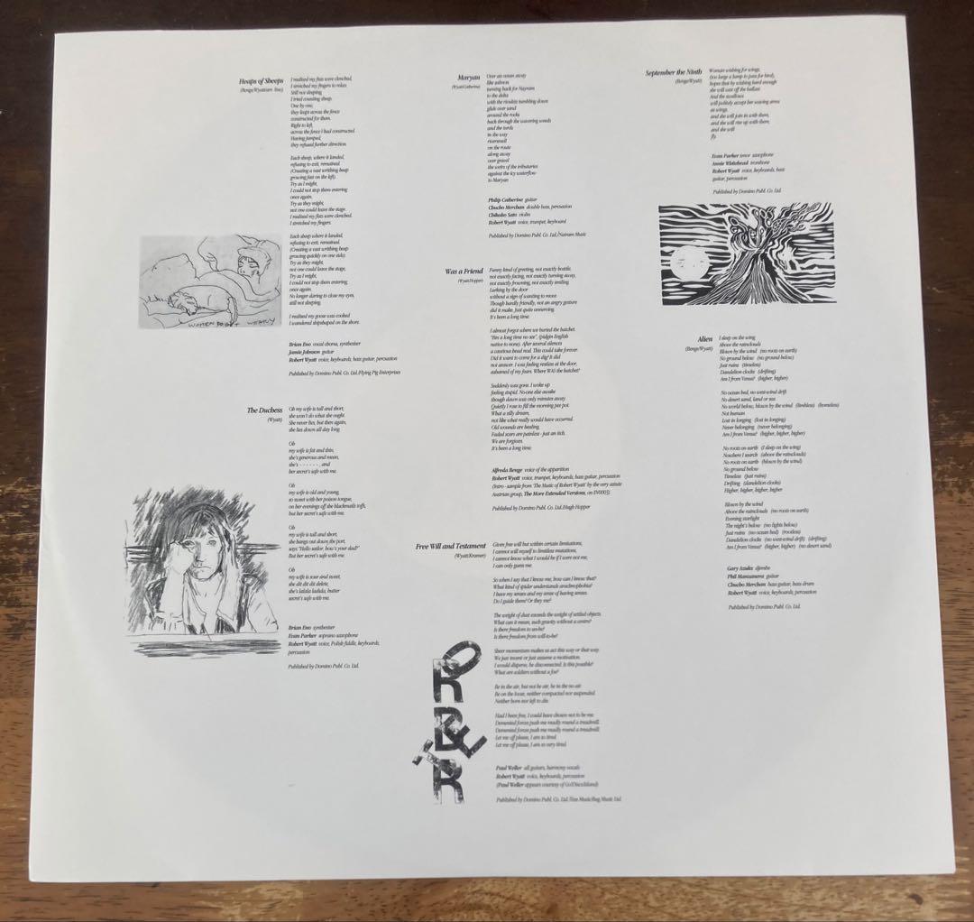 ◾️極美盤◾️高音質08年プレス/ボーナス8曲■ROBERT WYATT / ロバー