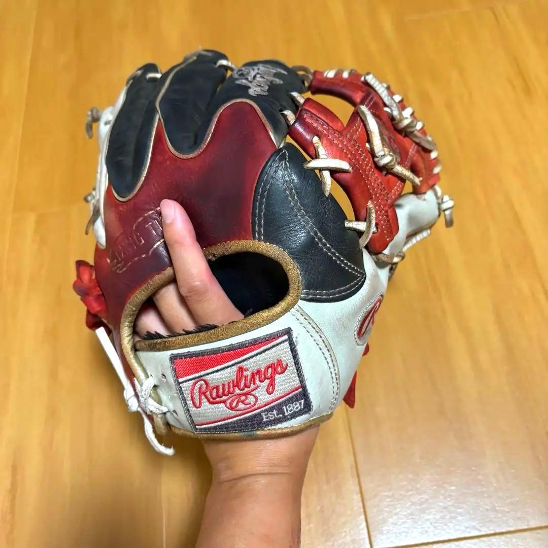 野球グローブ軟式 内野用　ローリングス 軟式内野用グラブ　サード　ショート