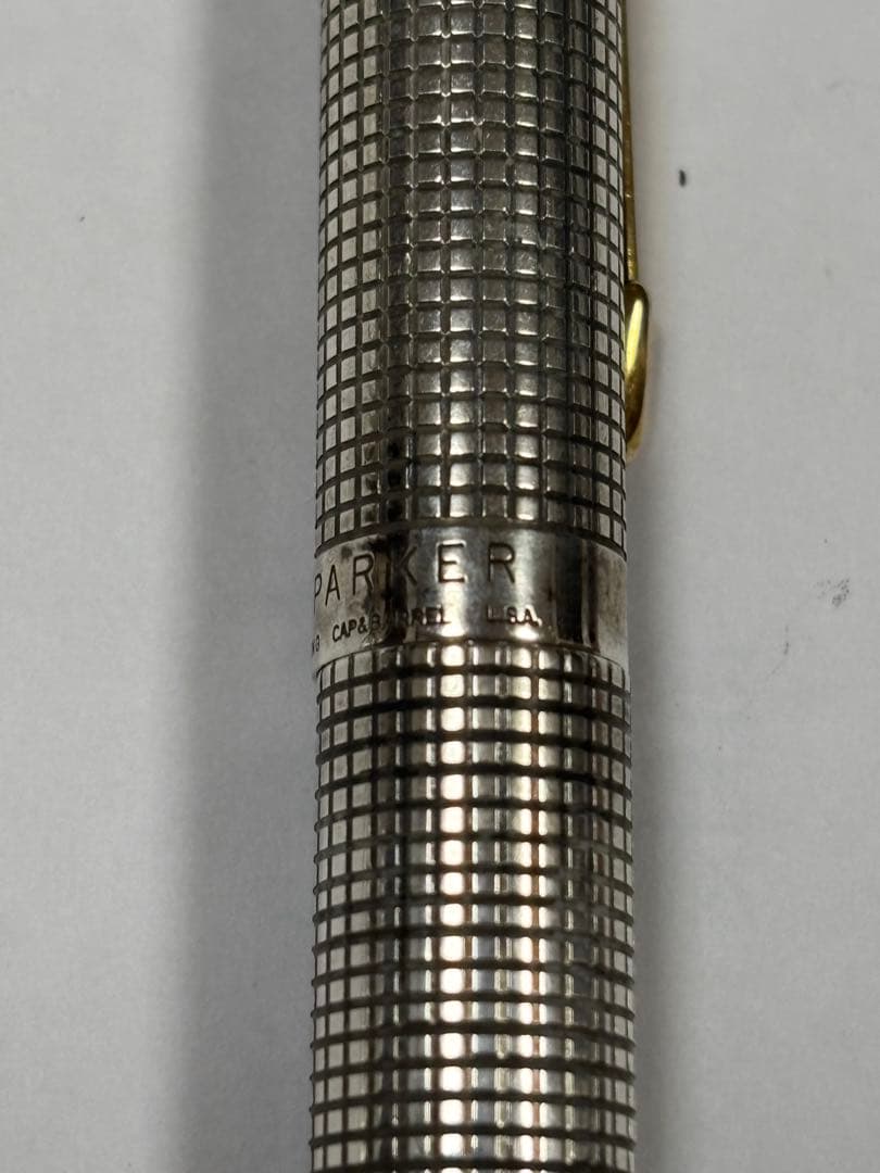 パイロット パーカー万年筆 スターリングシルバー 14k XF USA