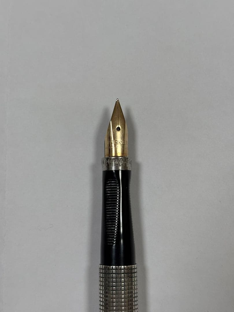パイロット パーカー万年筆 スターリングシルバー 14k XF USA