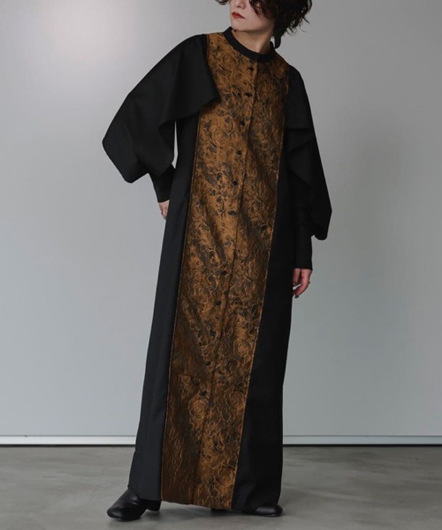 【週末セール】Ezick / Jacquard line シャツドレス