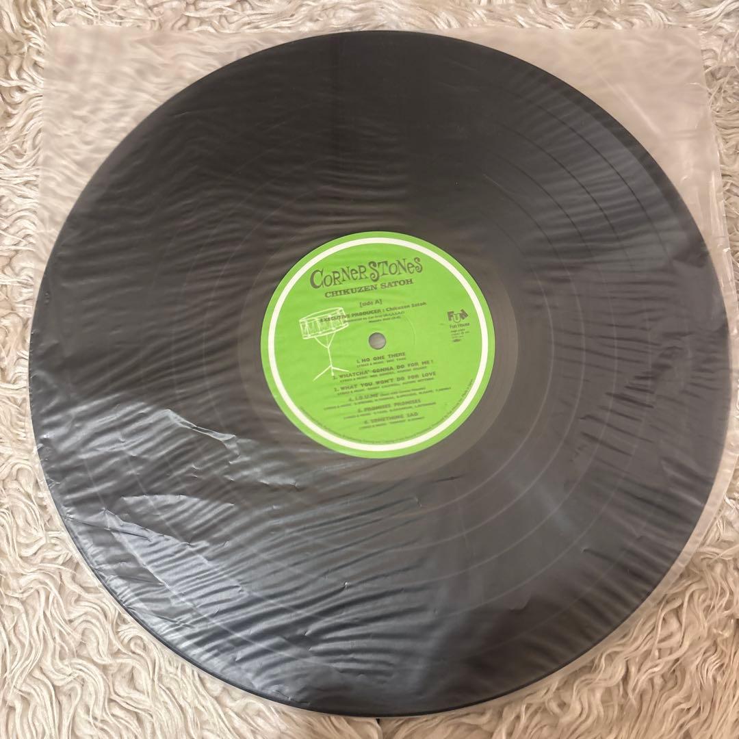 CHIKUZEN SATOH 佐藤竹善CORNER STONES レコード　LP