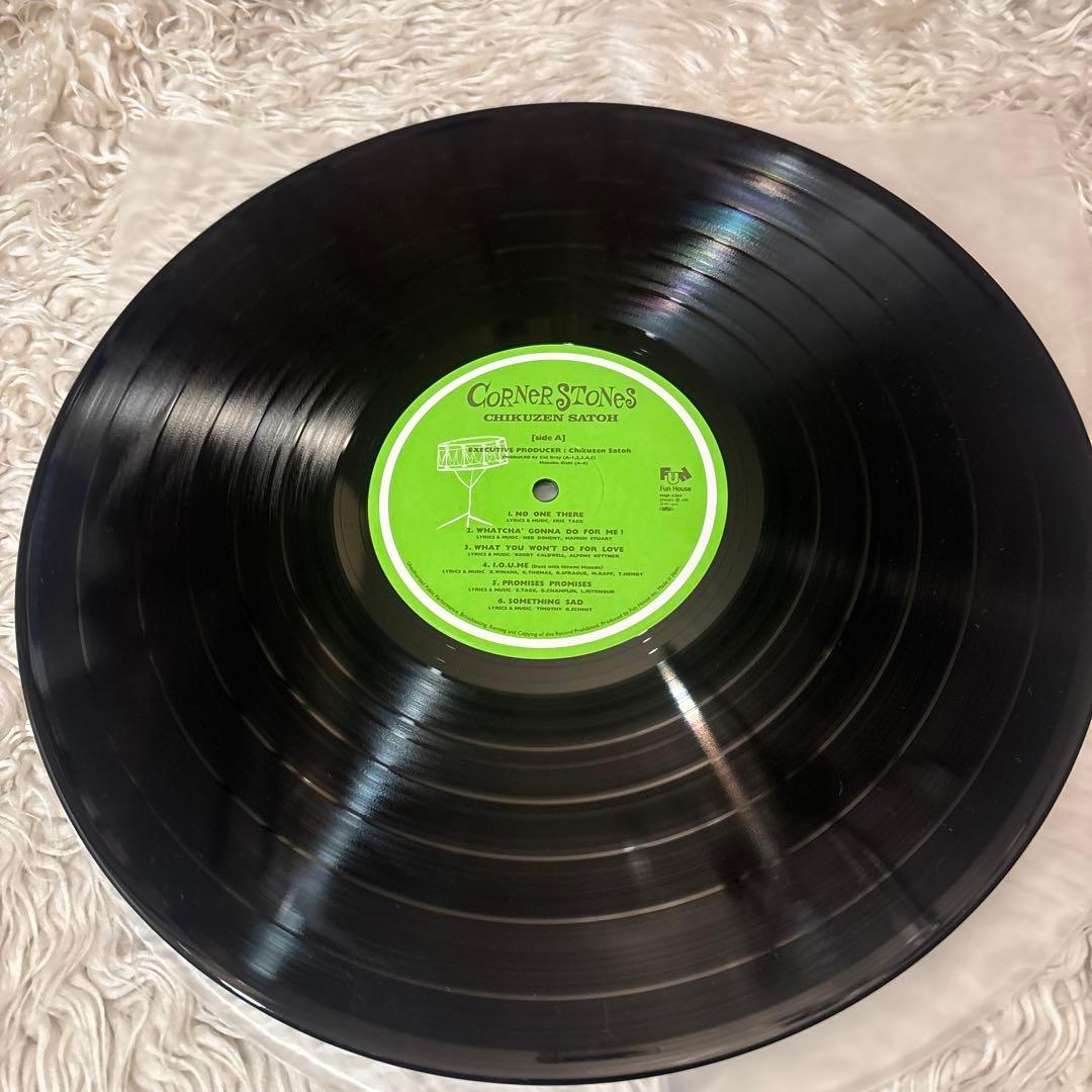 CHIKUZEN SATOH 佐藤竹善CORNER STONES レコード　LP